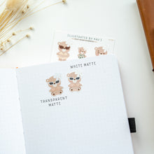 Load image into Gallery viewer, Hot Bear Summer Sticker Sheet A0026
