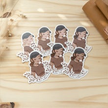 Load image into Gallery viewer, Be Your Own Inspiration Girlie Matte Vinyl Sticker Die Cut DCS0006
