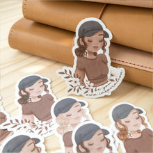 Load image into Gallery viewer, Be Your Own Inspiration Girlie Matte Vinyl Sticker Die Cut DCS0006

