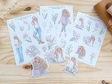 Load image into Gallery viewer, Winter Girls Deco Sticker Sheet Deco 0008

